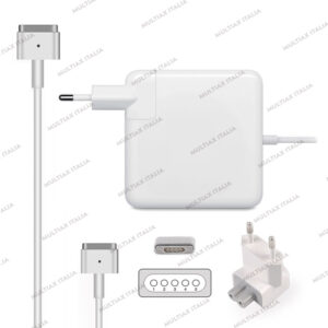 Caricabatterie Alimentatore Magsafe 2 a T per Apple Macbook Pro Retina 11 13 A1425 A1435 A1502 16,5V 3,65A 60W (3)